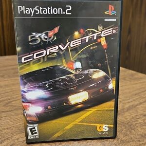 Sony PlayStation 2 50th anniversary of Chevrolet Corvette racing game